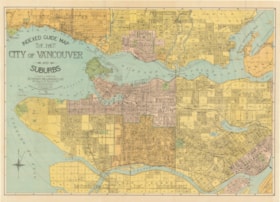 Indexed guide map of the City of Vancouver and suburbs, [1920] thumbnail