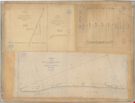 Survey plans in New Westminster District Group 1 - Maple Ridge, Pitt Meadows, [190-] thumbnail