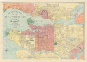 Indexed guide map of the city of Vancouver and Suburbs, 1914 thumbnail