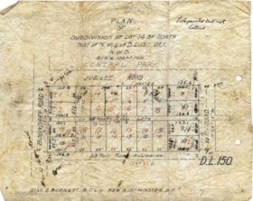Plan of Subdivision of Lot 14 of North part of NW 1/4 of D.L. 150 GR.1 N.W.D, 1912 thumbnail