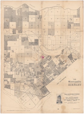 Map of the Municipality of Burnaby, [ca.1913] thumbnail