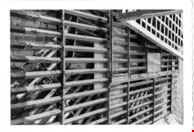 Jail cell bars from first Burnaby jail, [1970] thumbnail