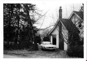 Elworth house with cars in driveway, [1970] thumbnail