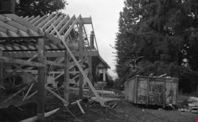 Construction of general store and the gift shop at Heritage Village, 1971 thumbnail
