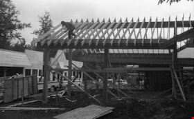 Construction of Village Trading Co. building in Heritage Village, 1971 thumbnail