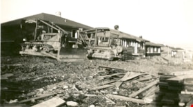 Two bulldozers, [194-] thumbnail