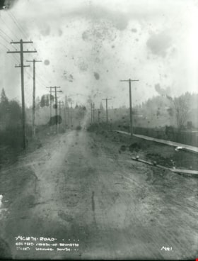 North Road, 650 Feet North of Brunette Street, Looking South, [1914] thumbnail