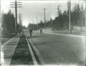 Men riding bicycles, [1914] thumbnail