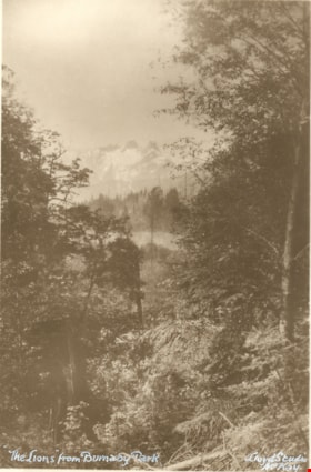 The Lions from Burnaby Park, [between 1926 and 1929] thumbnail