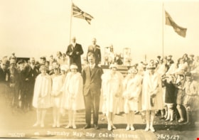 May Queen and her suite, May 28, 1927 thumbnail