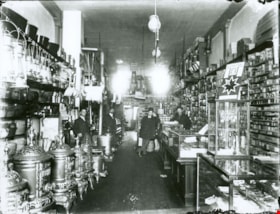 Interior of a general store, [190-?] thumbnail