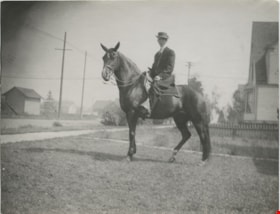 Young man on a horse, [1900?] thumbnail