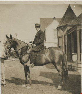 young man on horse, [190-] thumbnail