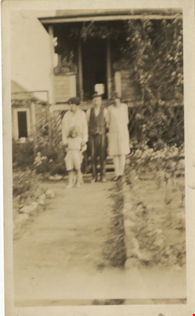 In front of the house, [1919] thumbnail