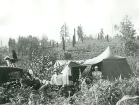 Campsite, [194-?] (date of original), copied 1976 thumbnail