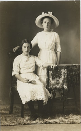 Two young women, [190-?] thumbnail