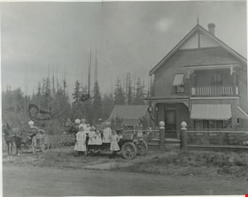 Madill family and house, 1911 (date of original), copied 1976 thumbnail