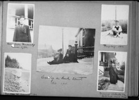 Alice Hart album - page twenty, 1911-1912 (date of original),  copied 1976 thumbnail