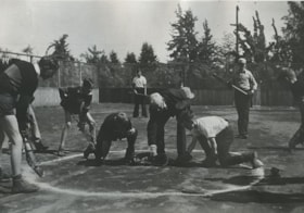 Boys playing lacrosse, [193-] (date of original), copied 1977 thumbnail