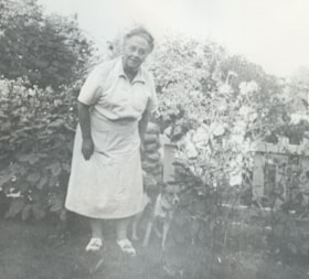 Woman and her dog, [193-?] (date of original), copied 1977 thumbnail