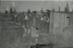 Men at a shooting range, [190-?] (date of original), copied 1977 thumbnail