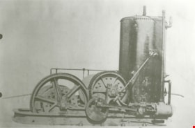 Vancouver Engineering Works Steam Donkey, [190-](date of original), copied 1978 thumbnail
