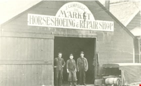 J. Campbell's Market Horseshoeing and Repair Shop, [190-] (date of original), copied 1979 thumbnail
