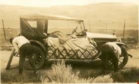 Tire Trouble at Savona, [ca. 1913] thumbnail
