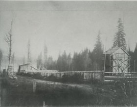 Sprott farm under construction, [1900] (date of original), copied 1978 thumbnail