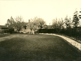 Orville E. Butler at his house, [193-] thumbnail