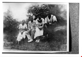 Love family in woods, [between 1900 and 1920] (date of original), copied [1985] thumbnail