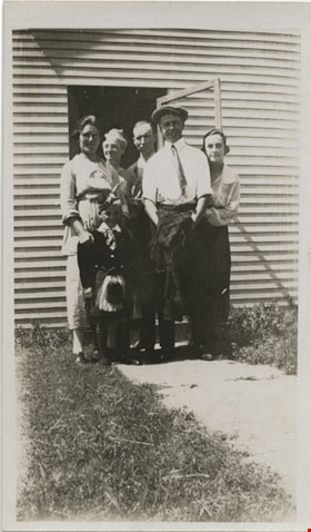 Family with young boy in kilt, [1915] thumbnail