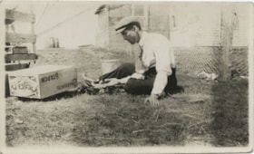 At MacMillan's Chicken Farm, [1915] thumbnail
