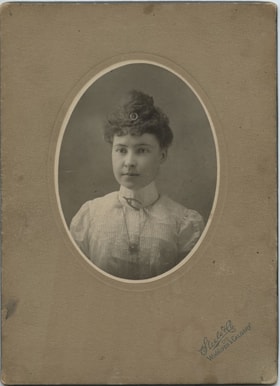 Woman wearing jewelry, [between 1880 and 1895] thumbnail