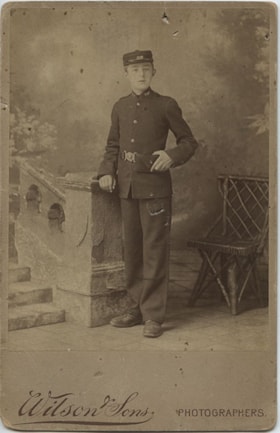 Young man in uniform, [188-] thumbnail