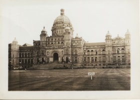B.C. Parliament Building in Victoria, [ca. 1920] thumbnail
