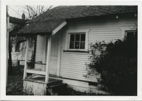 Elworth Garage at Heritage Village prior to being moved, 19 Feb. 1971 thumbnail