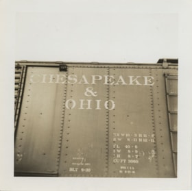 Chesapeake & Ohio frieght car, [between 1930 and 1949] thumbnail