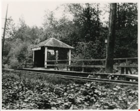 Cumberland Road Station on the Burnaby Lake Line, 1949 (date of original), copied January 1988 thumbnail