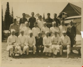 Kitchen crew at Paradise Inn, June 1924 thumbnail