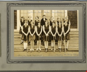 Senior Girl's Grass Hockey team, [1928 or 1929] thumbnail