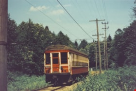 Tram no. 1233 near Cumberland Station, June 18, 1951 thumbnail