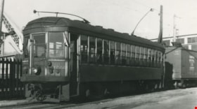 Tram no. 1222 at Manitoba Street, Vancouver, [194-?] thumbnail