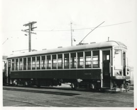 Tram no. 1231 at Kitsilano Car Barn, February 28, 1945 thumbnail