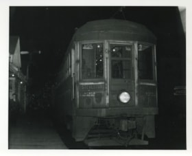 Tram no. 1222 at Marpole, February 27, 1958 thumbnail