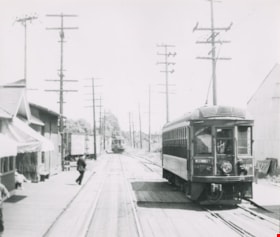 Tram no. 1218 on the Westminster Line, [194-?] (date of original) thumbnail