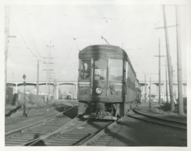 BCER tram 1235 at Marpole Junction, [194-?] thumbnail