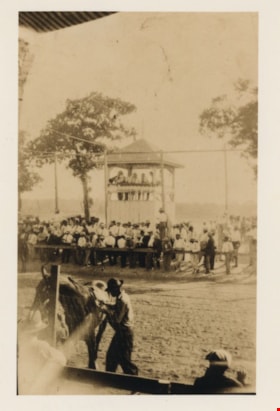 Race track on circus grounds, [between 1900 and 1919] (date of original), copied [1993] thumbnail