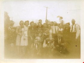 Tom Irvine at Marion Root Dineen's wedding shower, 1945 thumbnail