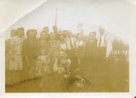 Tom Irvine at Marion Root Dineen's wedding shower, 1945 thumbnail